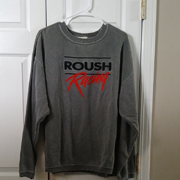 Team Caliber Roush Racing gray sweatshirt Sz L EUC - Picture 1 of 7